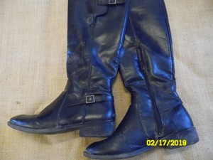 non leather riding boots