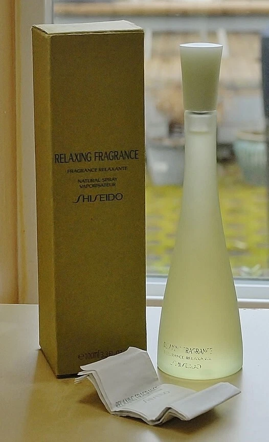 De colección *FRAGANCIA RELAJANTE por SHISEIDO* spray EDP 100 ml 3,3 OZ DESCONTINUADO GRANDE Foto 1 de 4