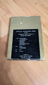 Cambridge Official Missionary Bible of Church of Jesus Christ LDS Calfskin - Imagen 1 de 6