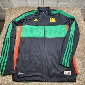 Adidas x LEGO AEROREADY Track Jacket Black Green Orange Logo Size L Full Zip - Picture 1 of 7