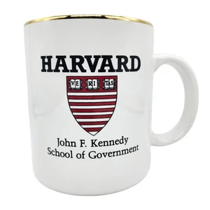Tazza caffè bianca Harvard University John F. Kennedy School of Government - Foto 1 di 7