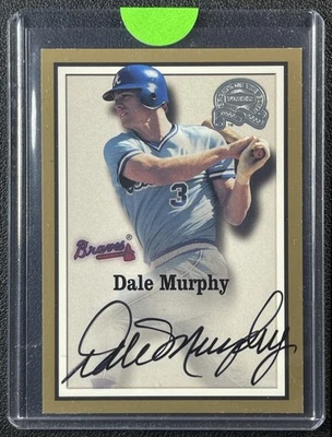 DALE MURPHY 2000 FLEER GREATS OF THE GAME #NNO AUTOGRAPH AUTO INDIANS - Image 1 of 2