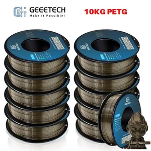10KG PETG GEEETECH Filament do drukarki 3D 1,75 mm Metaliczny Złoty Twardy Mocny Trwały - Zdjęcie 1 z 12
