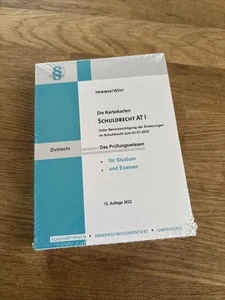 Hemmer/Wüst Karteikarten Schuldrecht AT I 12. Auflage 2022 - Bild 1 von 2