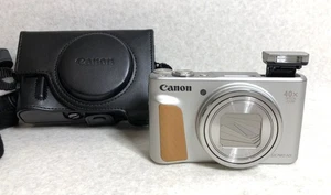 Canon PowerShot SX740 HS Silver Compact Digital Camera w/ case Tested #3 - Picture 1 of 14