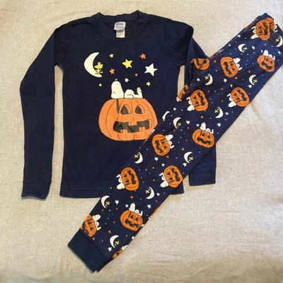 Hanna Andersson Organic Cotton Peanuts Snoopy Halloween 🎃 Pajamas, 8 (130cm) - Image 1 of 4