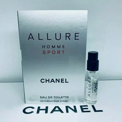 Spray Chanel Allure Homme Sport EDT tamaño muestra 2 ml/0,06 oz - 100 % auténtico Foto 1 de 4