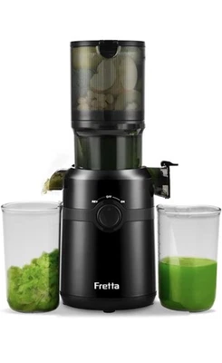 Fretta Cold Press Juicer Machines,108MM Slow Masticating Juicer SALE RRP 199£ - Image 1 of 4