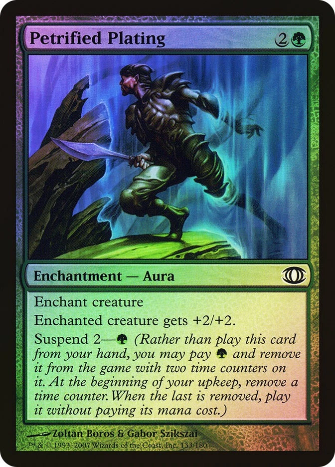 MTG FOIL Petrified Plating  - Future Sight #133 - Image 1 of 1