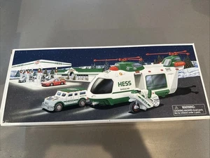 Nuevo helicóptero coleccionable Hess 2001 nunca abierto con motocicleta y crucero - Imagen 1 de 5