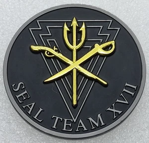 US Navy Seal Team XVII Challenge Coin - Picture 1 of 2