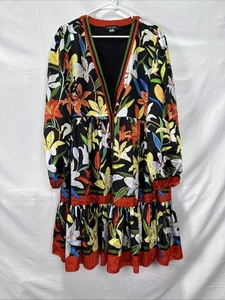 Kate Spade New York Sommer Lilien Twill Kleid Gr. XXL mit Stoffhaken - Bild 1 von 7