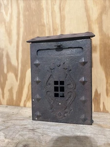 Vintage Rustic Metal Letter Wall Mount Mailbox - 10” - Picture 1 of 6