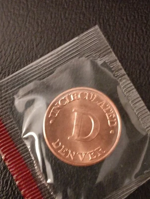 👉Denver Mint Token in Cello from U.S. Mint, Brilliant Uncirculated - Image 1 of 2
