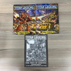 TITAN LEGIONS RULES BUNDLE WARHAMMER 40K 1994 EPIC GAMES WORKSHOP RULEBOOK CODEX - Picture 1 of 18