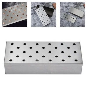 Edelstahl BBQ Holzkohlebox Sicheres und praktisches Grillzubehör - Picture 1 of 12