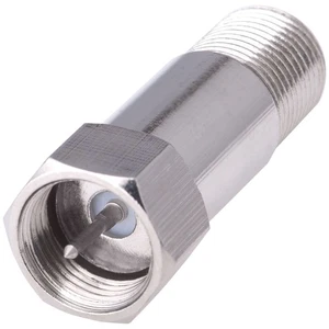 DC Blocker 5-2400 MHz F-Stecker auf F-Kupplung Montageglied breite Mutter - Bild 1 von 21