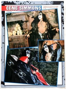 Póster fotográfico Kiss Band Gene Simmons acampando fuera 1978 Meets Phantom - Imagen 1 de 1