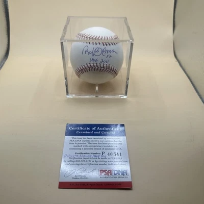 Blue Jays Roberto Alomar HOF 2011 Authentic Signed Major League Baseball PSA COA - Image 1 of 4
