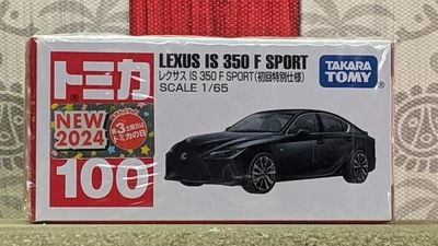 TOMICA #100 LEXUS 350 F SPORT [ОГРАНИЧЕННЫЙ] МАСШТАБ 1/65 НОВЫЙ В КОРОБКЕ [WYL] США ЗАПАС - Изображение 1 из 4