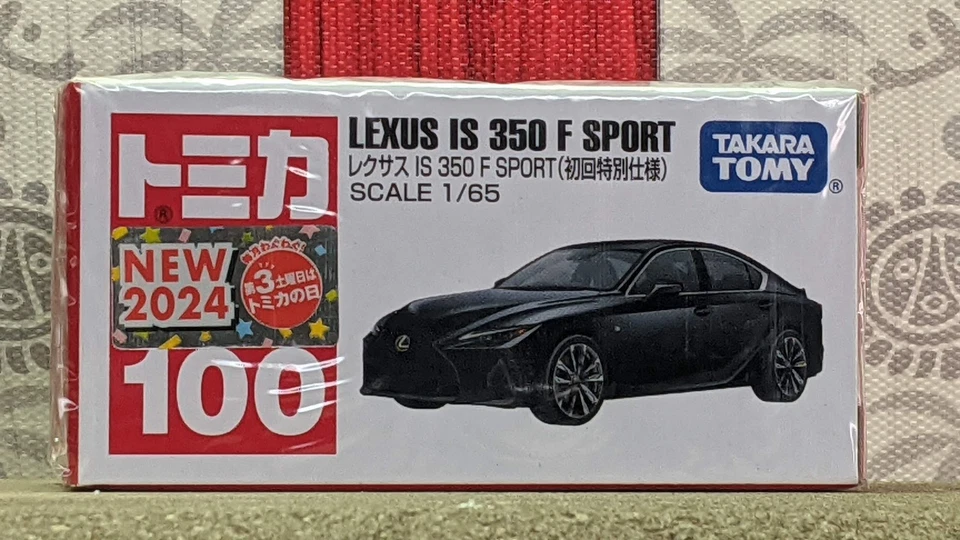 TOMICA #100 LEXUS IS 350 F SPORT LIMITED 1/65 SCALE WYL USA STOCK