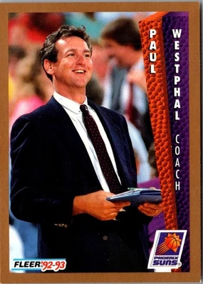 1992 Fleer Paul Westphal #184 Phoenix Suns Basketball Card - Image 1 of 2