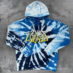 Sudadera con Capucha Zeds Dead Auténtica L Tie Dye Azul Blanco Concierto Dubstep EDM Fanático de la Música - Imagen 1 de 12