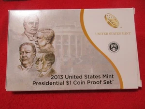 2013-S US Mint Presidential Dollars Proof Set. Ultra Cameos.            #MF-5345 - Picture 1 of 3