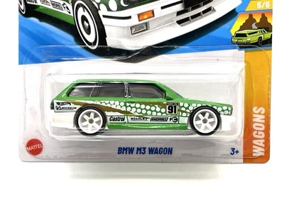 2025 风火轮宝马 M3 车厢(绿色/白色)#245 超级定制车轮更换 AEB — 第 1/4 张图片