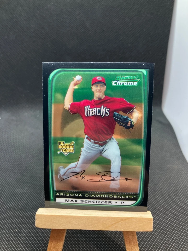 Max Scherzer 2008 Bowman Chrome ROOKIE CARD RC #BDP133 Diamondbacks 👀🐍⚾️🔥 - Image 1 of 4