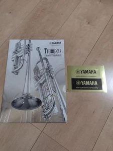 YAMAHA Trumpet Catalog with Gold Sticker Chicago  York Series Ships from Japan - Picture 1 of 4