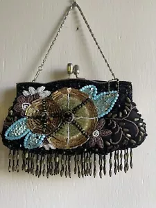 Beaded Sequin Purse Bag Vintage - Picture 1 of 3