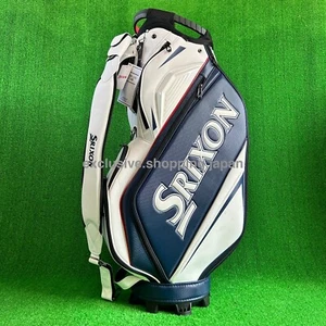 Dunlop Golf Srixon Cart Bag 10in Pro Replica Model 2024 White/Navy 3.5kg 5-way - Picture 1 of 18