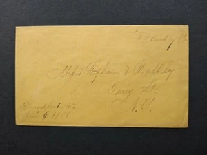New York: Fremont Centre 1858 Stempelloser Brief, Postmaster Free, Sullivan Co - Bild 1 von 2