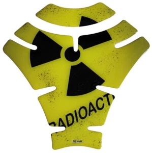 Tank Pad 3D Motorcycle Sticker - Radioactive Yellow Paint Protection Scratch ... - Picture 1 of 4