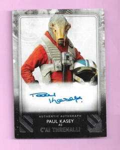Star Wars Rise of Skywalker 2020 Autograph Card A-PK Paul Kasey C'Ai Threnalli - Picture 1 of 2