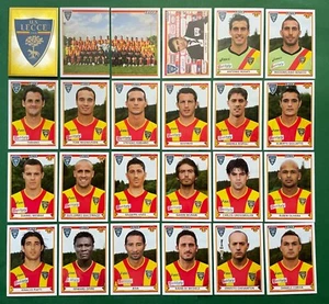 LOTTO DI 24 FIGURINE CALCIATORI PANINI 2010-11 SQUADRA COMPLETA LECCE NUOVE - Picture 1 of 1