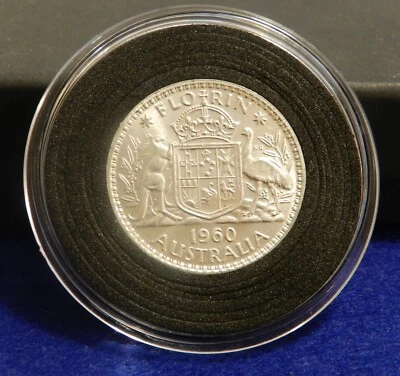 1960 Australia Florin - Beautiful Uncirculated Silver Coin - See PICS - Image 1 of 2