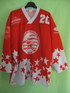 Vintage Worn Hermine Cit Dessaint Vannes Ice Hockey Jersey #20 Jersey - XXL - Picture 1 of 5