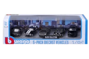 Bburago 59150 Set Regalo Nero Collezione Audi Chevrolet Lamborghini Ford 1:64 - Foto 1 di 1