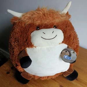 Cozy Time Fluffy - HIGHLAND COW tamaño gigante - calentador de manos - Imagen 1 de 9