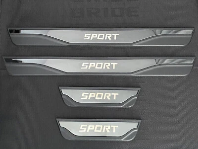 Para acessórios de carro Honda adesivo de soleira de porta placa protetor contra arranhões 4x - Imagem 1 de 4