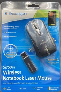 Kensington Si650m Wireless Notebook Laser Precision Mouse Comfort  USB Mac NEW - Picture 1 of 7