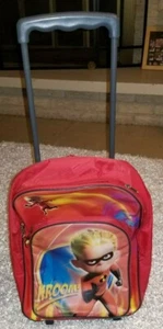 Disney Exclusive Pixar The Incredibles Dash School Backpack Suitcase - Picture 1 of 6
