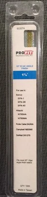 Pro-Fit 603074 Collated Finish Nail, 0.072 in x 1-1/4 in, 33 deg, Steel - Image 1 of 2