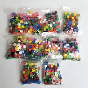Math Centimeter Cubes 1000pc Learning Manipulatives Homeschool STEM Colors Count - Picture 1 of 4