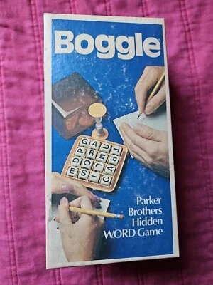 BOGGLE Hidden Word Game  VINTAGE 1976 Parker Brothers Game 100% COMPLETE - Image 1 of 4