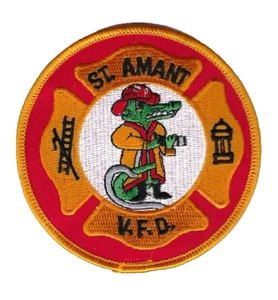St. Amant (Ascension Parish) LA Louisiana Volunteer Fire Dept. patch - NEW! - Picture 1 of 1