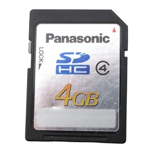 Panasonic 4 GB SDHC Classe 4 scheda SD scheda di memoria memory card - Foto 1 di 2