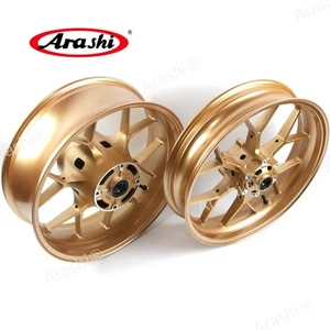 Fit Honda CBR600RR 2007 - 2022 2011 2012 Arashi Gold Rims Front Rear Wheel Rim - Bild 1 von 6